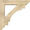 Ekena Millwork Merced Slat Rough Sawn Bracket w/ Offset Brace, Douglas Fir, 6"W x 26"D x 26"H BKT0604X26X26MRC06RDF - alternate 3